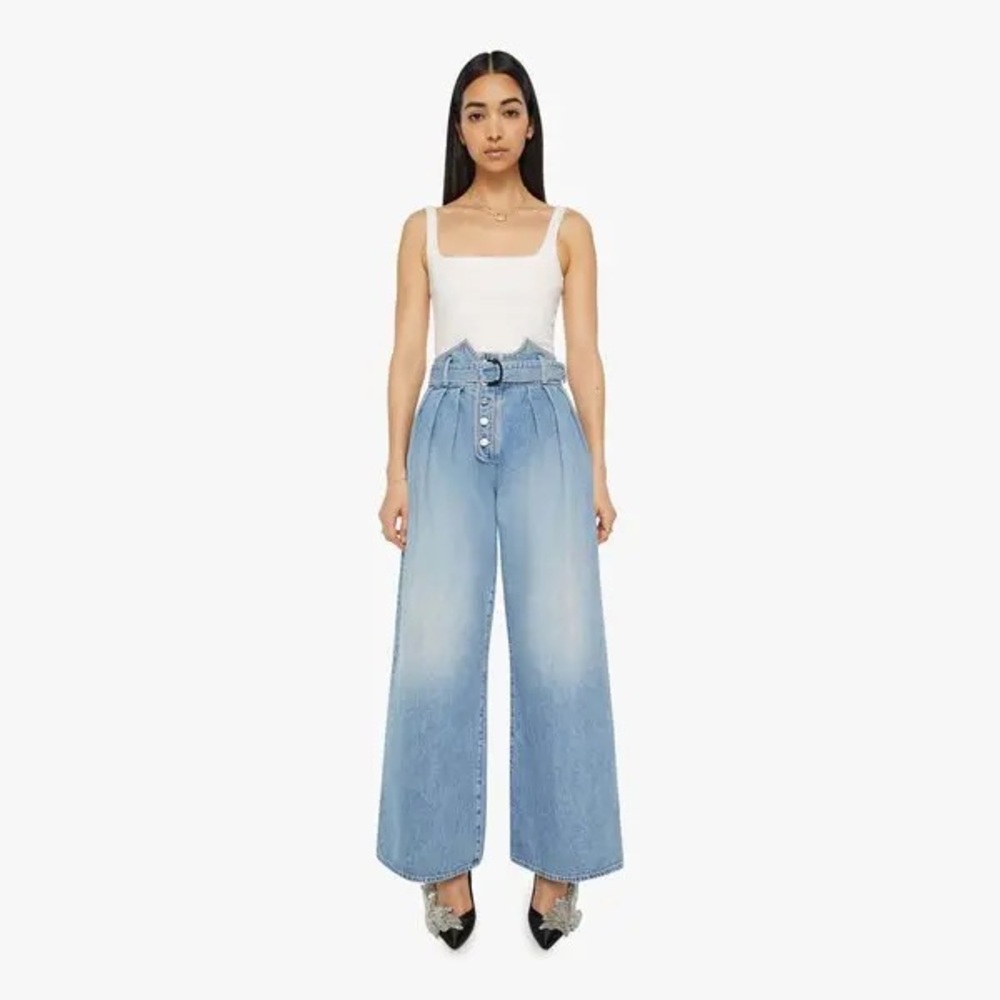 MOTHER high waisted wide leg size 28